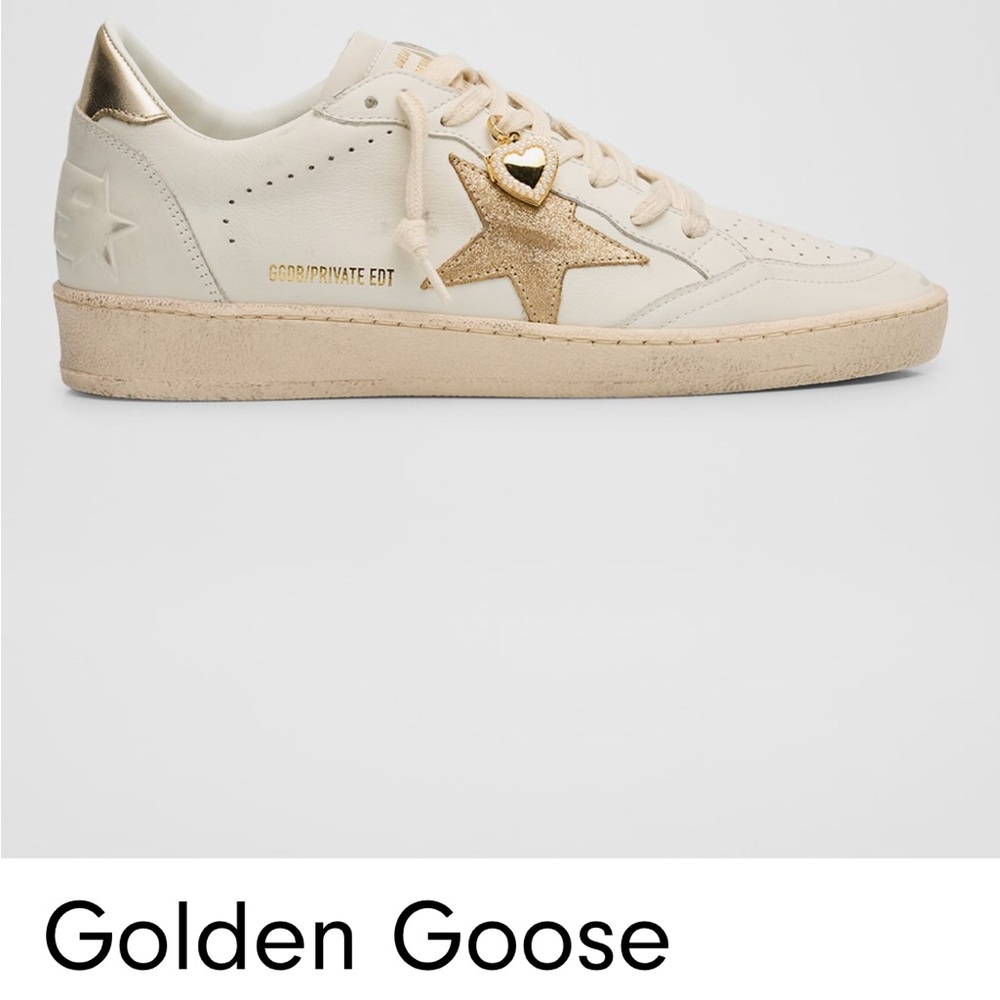Golden Goose Women's Sneakers in Cream/white and Gold